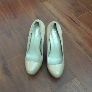 YSL platform high heels